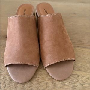 Lucky Brand Tan Mules